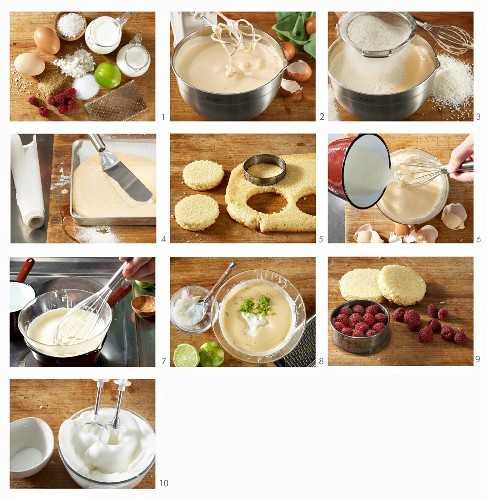 Himbeer-Joghurt-Törtchen zubereiten