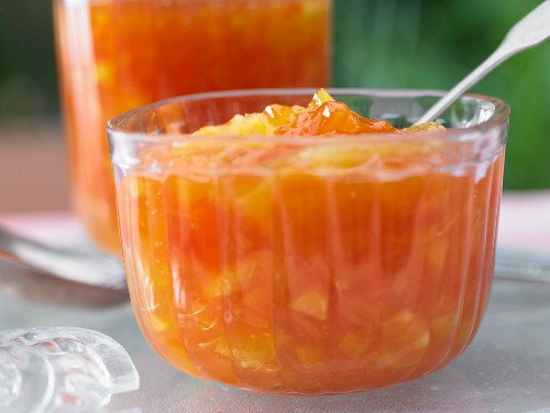 Papaya and orange jam