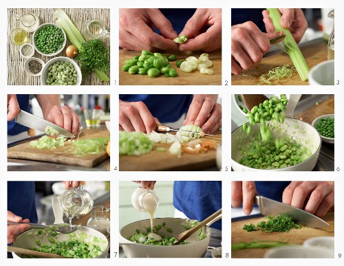 How to prepare beans and peas