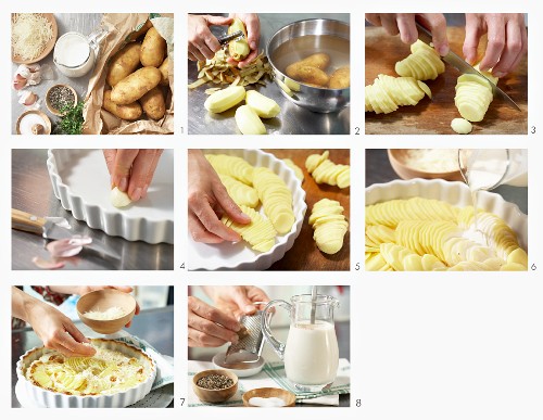 How to prepare potato gratin
