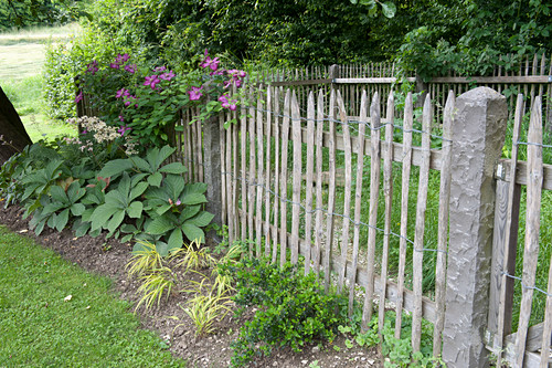 Staketenzaun Bilder GartenFotos kaufen Gartenbildagentur Friedrich