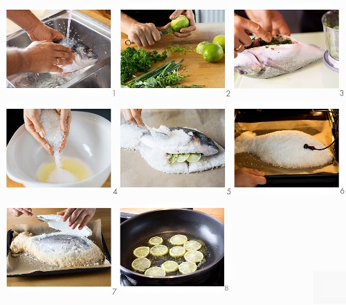How to make gilthead in a salt crust