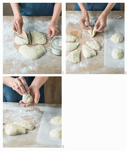 How to make no-knead ciabatta bread rolls