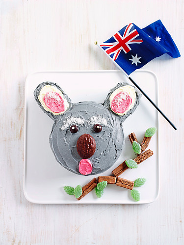 No-cook koala cake