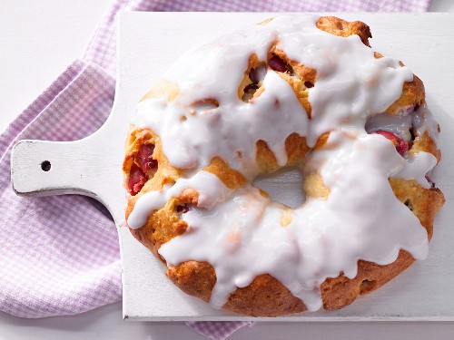 Stachelbeerkranz mit Marzipan