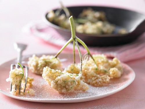 Elderflower fritters