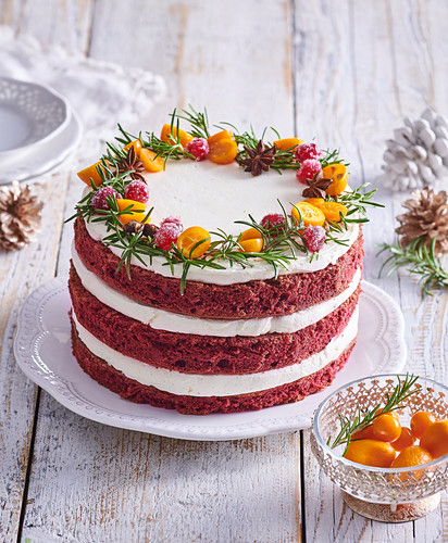 Christmas cake Red velvet