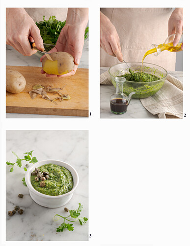 Salsa verde mit Balsamico-Essig