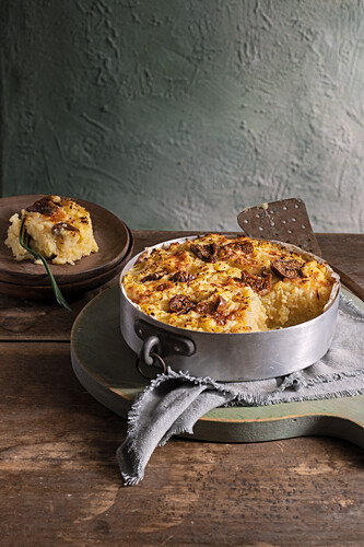 Lombardischer Kartoffelkuchen mit Feigen