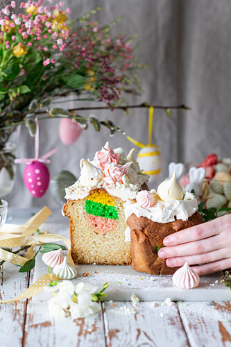 Easter surprise cake