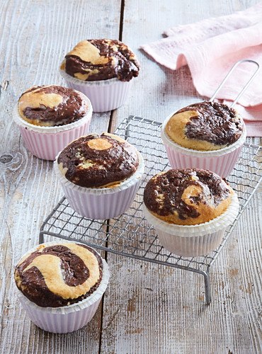 Bicolour muffins