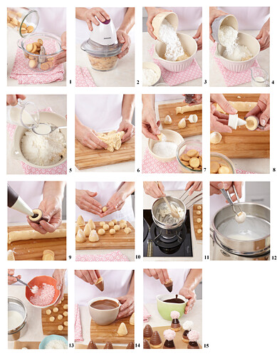 Bobble Hats (Cookies) - step by step