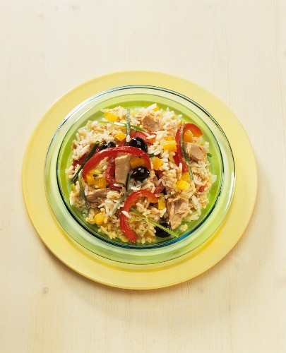 Tuna and rice salad