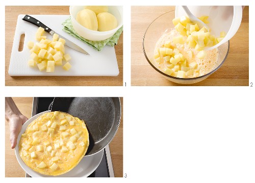 Kartoffeltortilla zubereiten