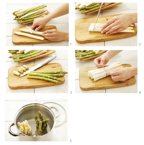 Preparing asparagus