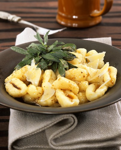 Potato gnocchi with Parmesan and sage