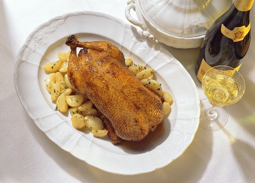 Duck with Teltow Turnips