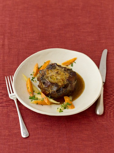 Oxtail with cep stuffing