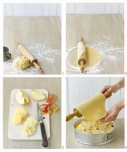 Making apple pie