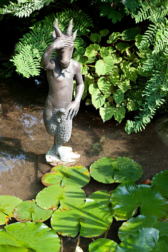 Pan Skulptur Von Rudolf Hirt Im Garten Bild Kaufen 70394158