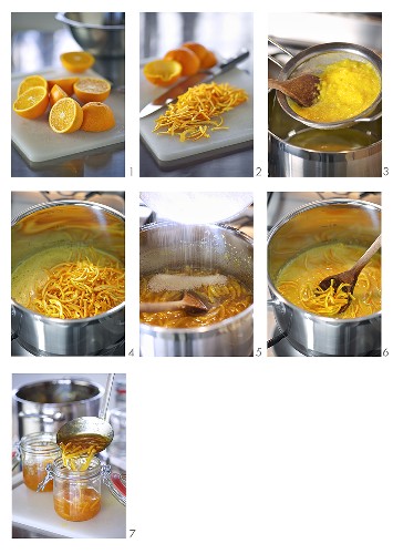 Marmalade being made