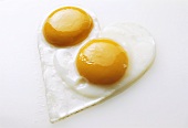 Heart-shaped Fried Eggs