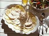 Vitello tonnato (veal with tuna sauce, Italy)