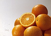 Oranges in Pile