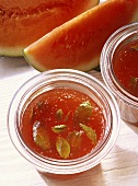 Melon Jelly with Mint