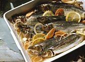 Oven-baked herrings