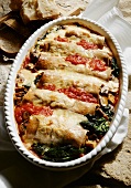 Canelloni with Tomatoes and Mushrooms