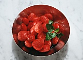 Fragole all'aceto (marinated strawberries), Italy
