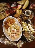 Assorted Italian Christmas Pastry Desserts