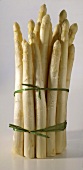 A Tied Bunch of White Asparagus