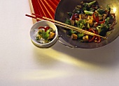 Wok with Tofu and Vegetable Stir Fry