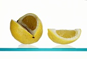 Lemon, cut open