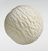 A scoop of lemon ice cream
