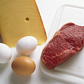 Cheese; Eggs & Meat