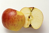Halbierter Apfel