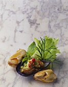 Mussels with Vegetable Vinaigrette Sauce