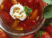 Strawberry-Apricot Pudding