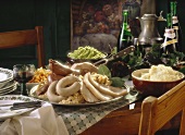 Table Scene with Butcher's Platter