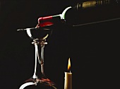 Decanting a Bottle of Red Wine