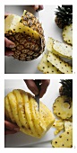 Peeling and preparing pineapple