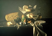 Cheese Still Life with Fruit