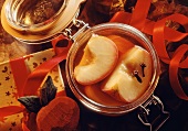 Apples in Calvados to give as a gift