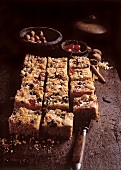 Honey cake with nuts & fruit