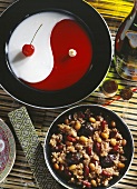 Sweet Yin-Yang Jelly and Rice Pudding
