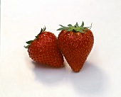 Two Whole Strawberries