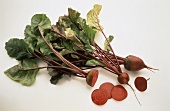 Red Beets with Greens